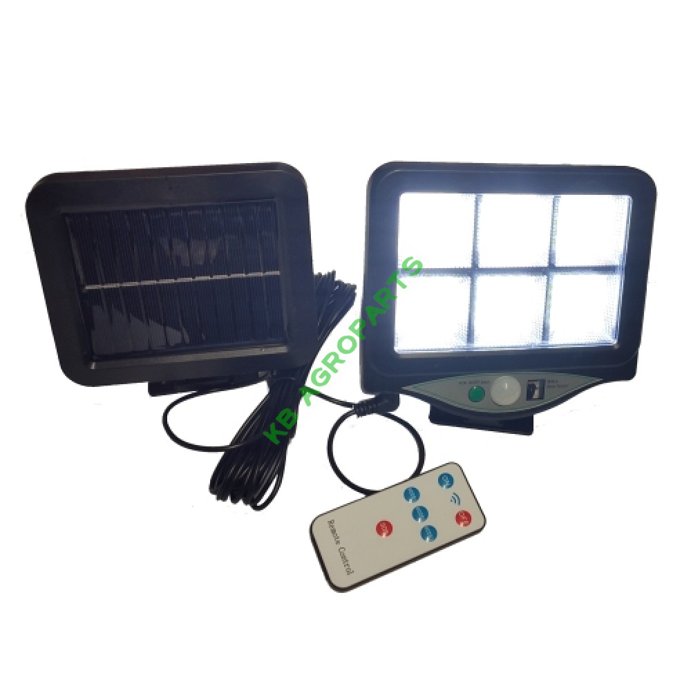 PROIECTOR SOLAR 120 LED CU TELECOMANDA SI SENZOR