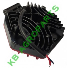 PROIECTOR LED CU GRILAJ 608 ROSU 12V/24V