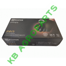 MANUSI NEGRE 24CM 50BUC