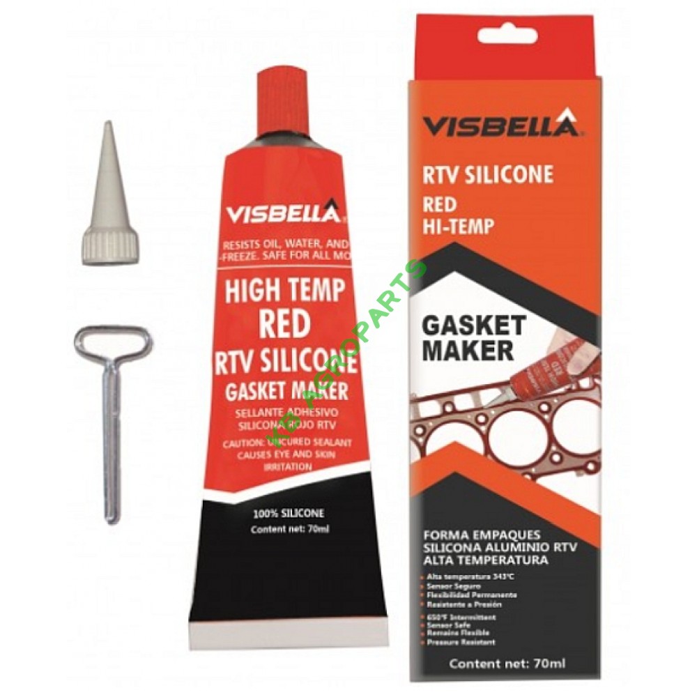MASTIC AUTO PENTRU GARNITURI VISBELLA ROSU 85GR