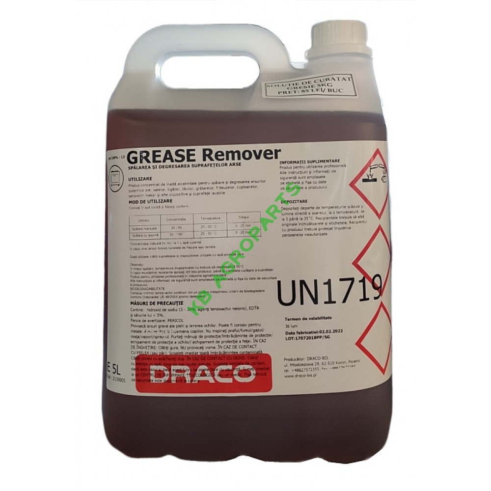 SOLUTIE DE CURATAT GRESIE 5KG SOLUTIE DE CURATAT GRESIE 5KG
