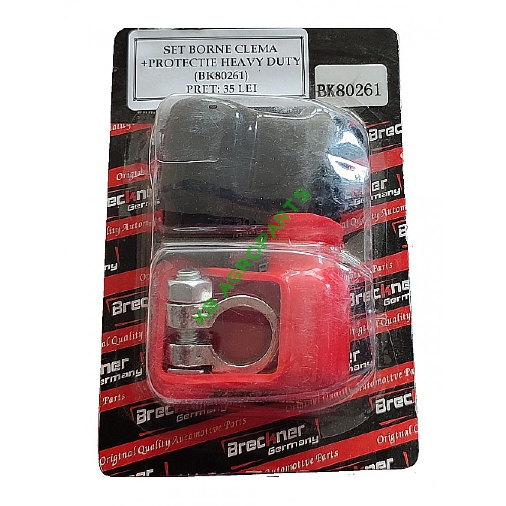 SET BORNE CLEMA+PROTECTIE HEAVY DUTY