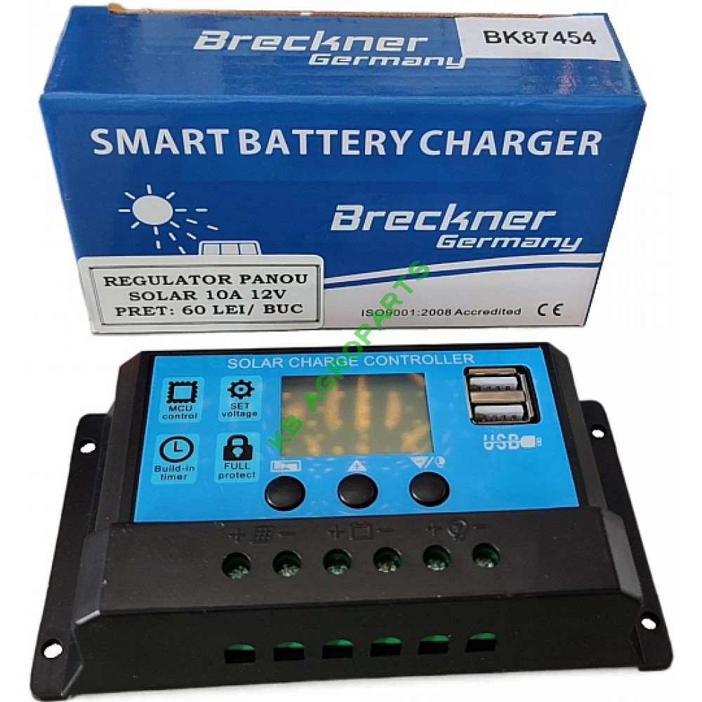 REGULATOR PANOU SOLAR 10A 12V
