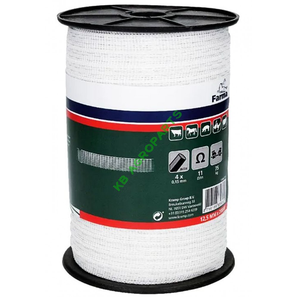 BANDA DE GARD ELECTRIC 12,5MM 200M