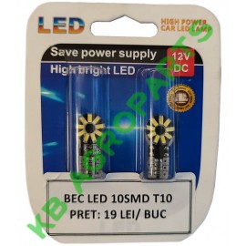 BEC LED 10SMD T10