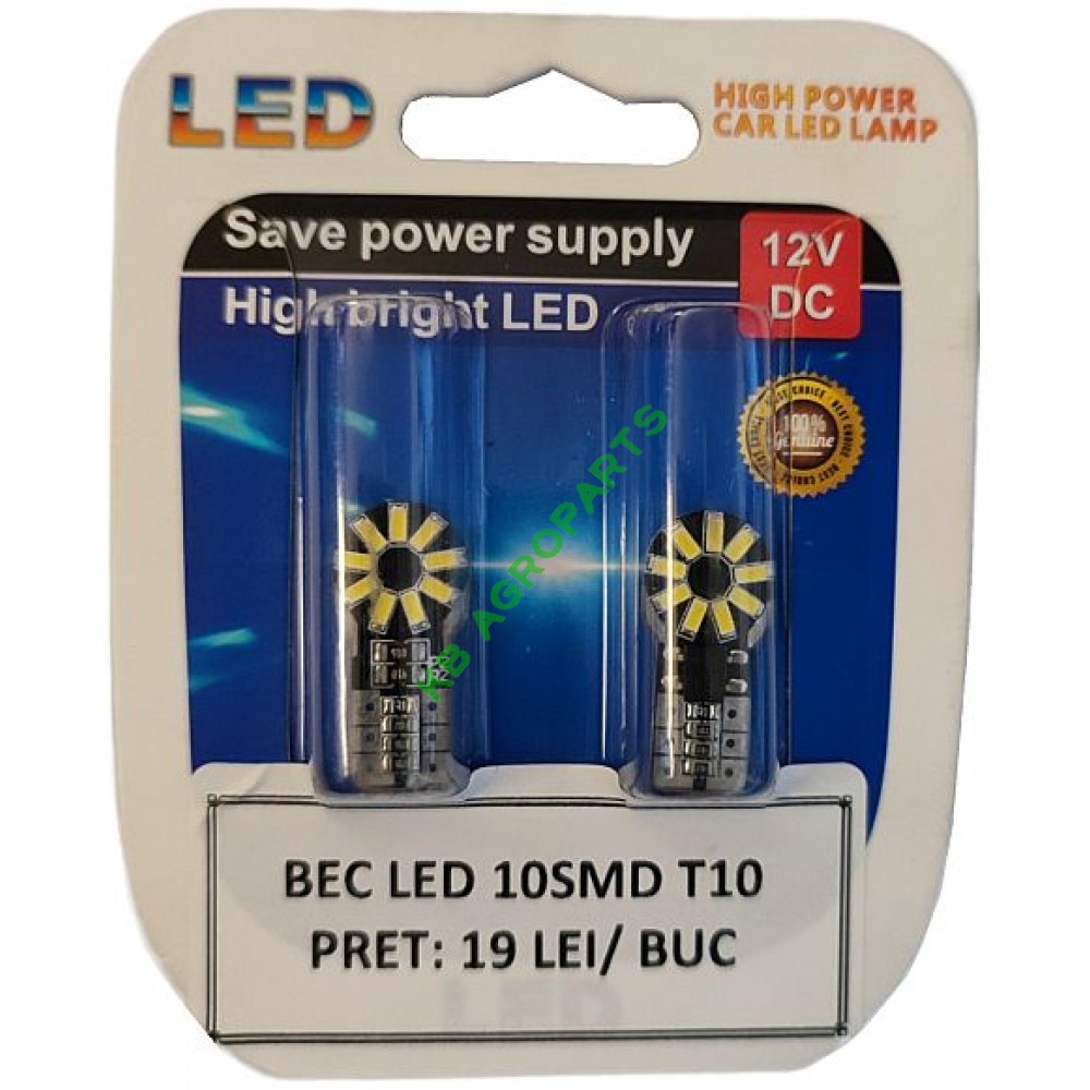 BEC LED 10SMD T10