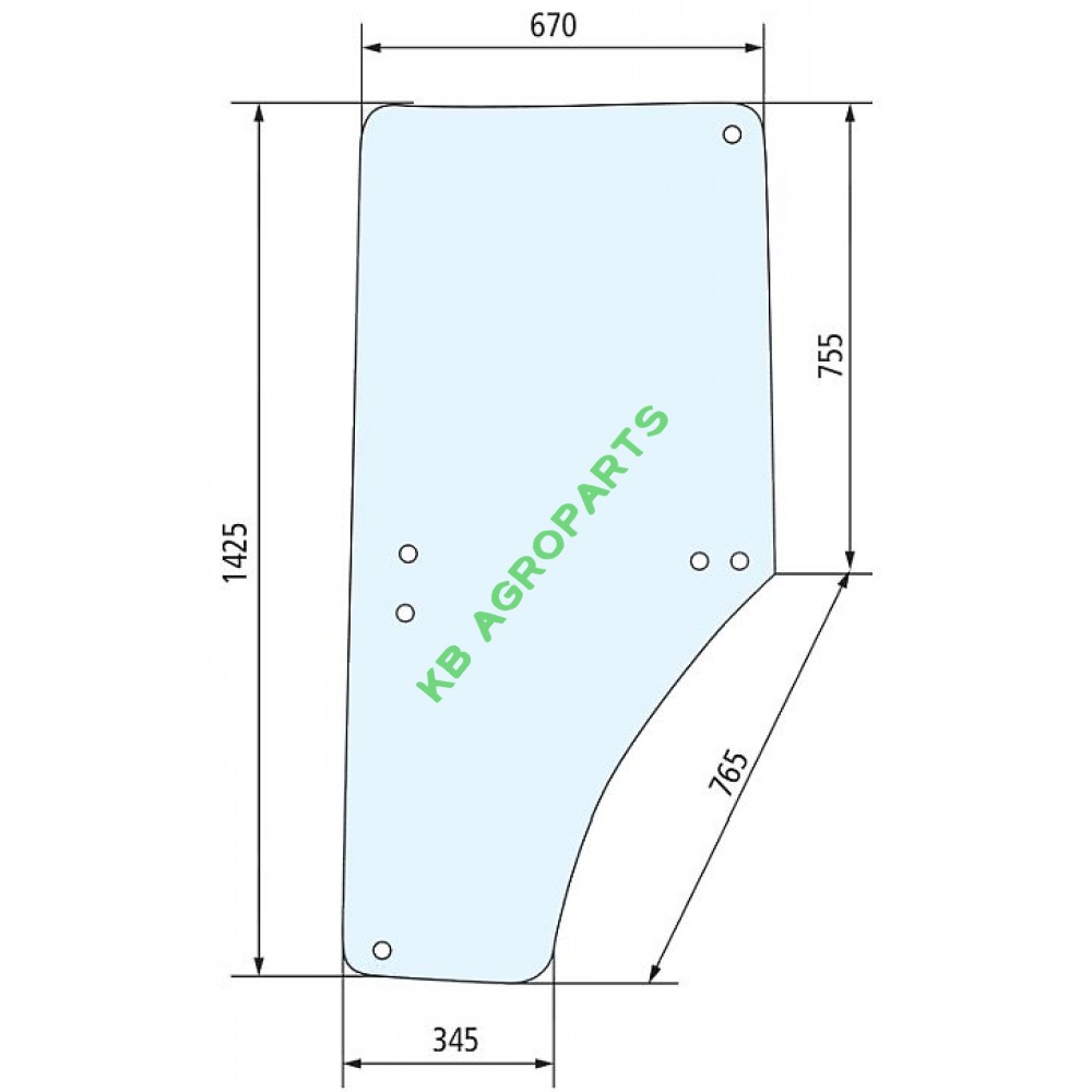 GEAM STANGA JOHN DEERE