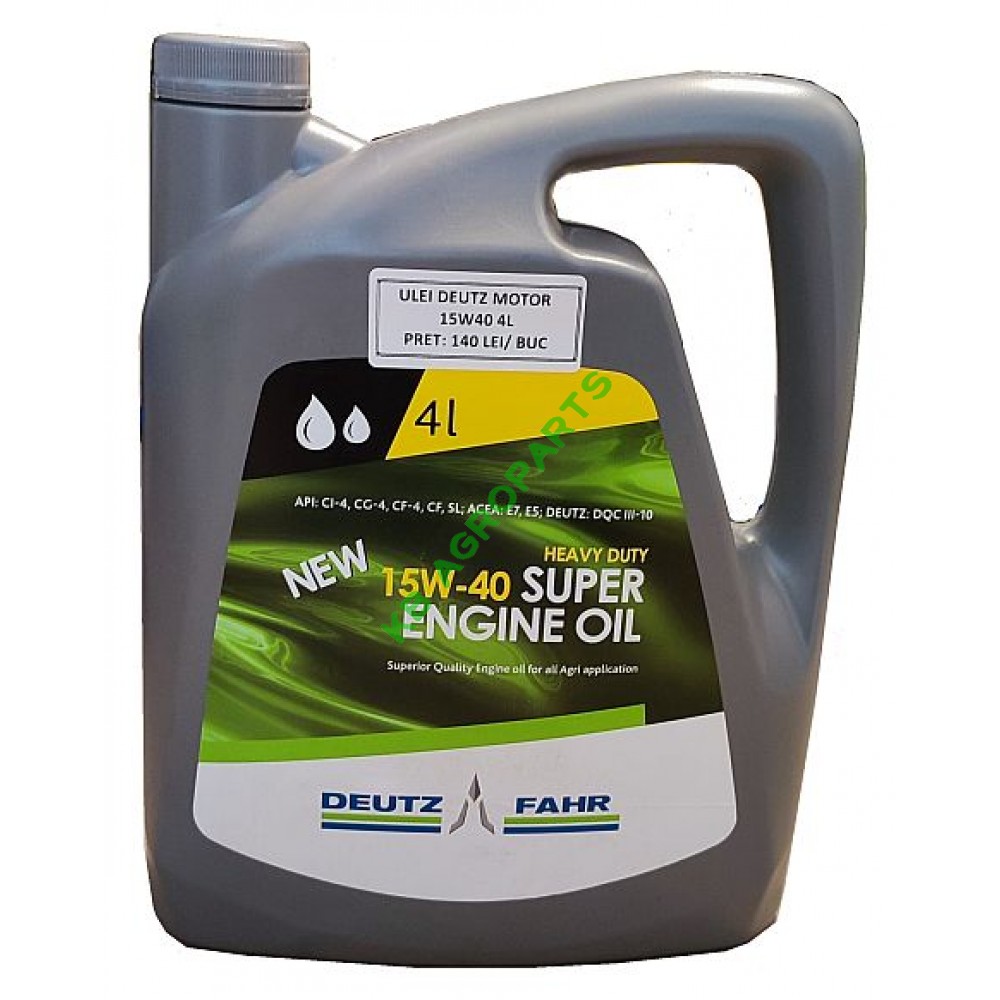 ULEI DEUTZ MOTOR 15W40 4L