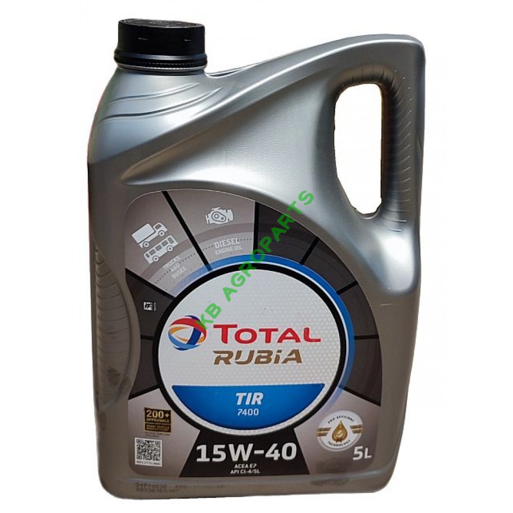 ULEI TOTAL RUBIA TIR7400 15W40 5L