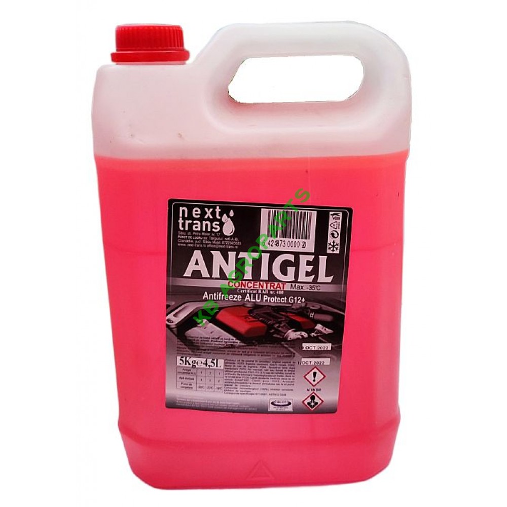 ANTIGEL CONCENTRAT G12 5KG NEXT TRANS
