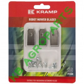 SET 9 BUCATI LAME ROBOT PENTRU TUNS GAZON, GARDENA/ HUSQVARNA, HQ SET 9 BUCATI LAME ROBOT PENTRU TUNS GAZON, GARDENA/ HUSQVARNA, HQ