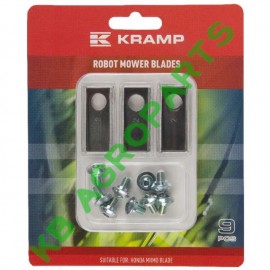 SET 9 BUCATI LAME ROBOT PENTRU TUNS GAZON PENTRU HONDA