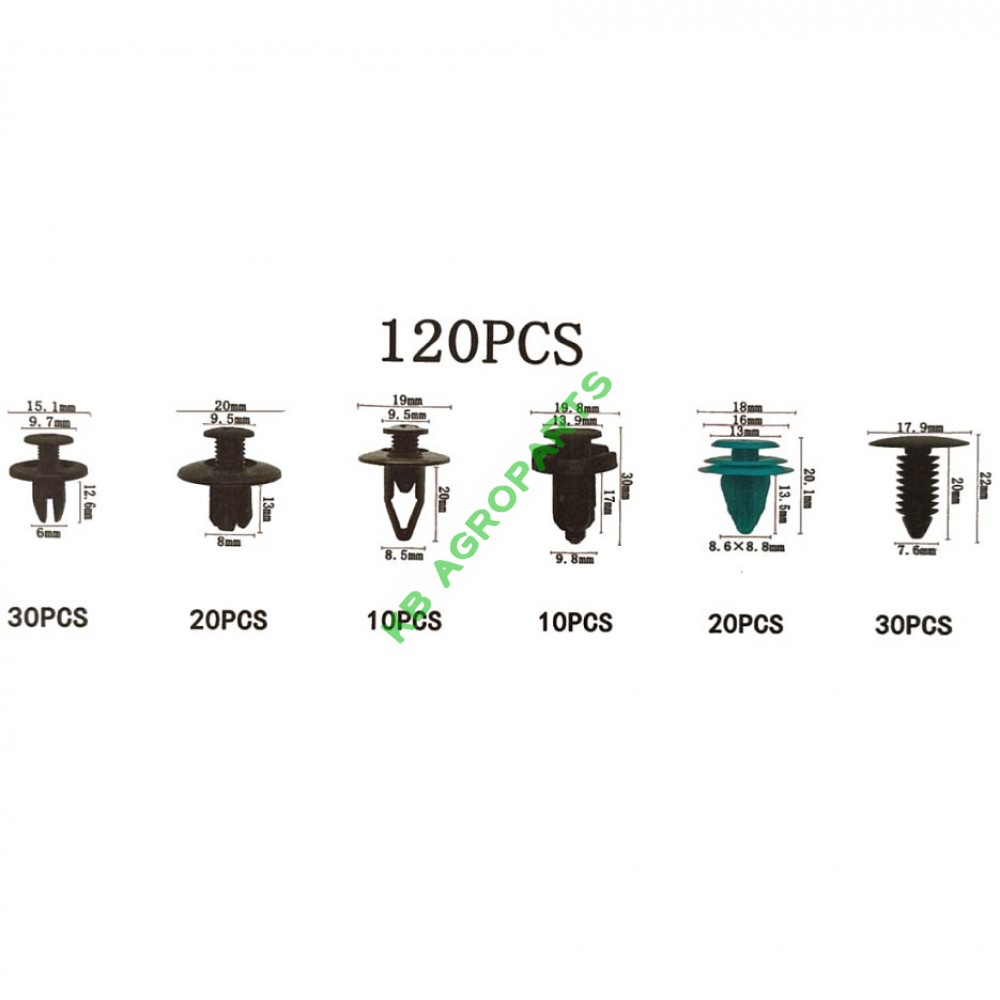 TRUSA CLEME - SET DE 120 PIESE DE FIXARE UNIVERSALE