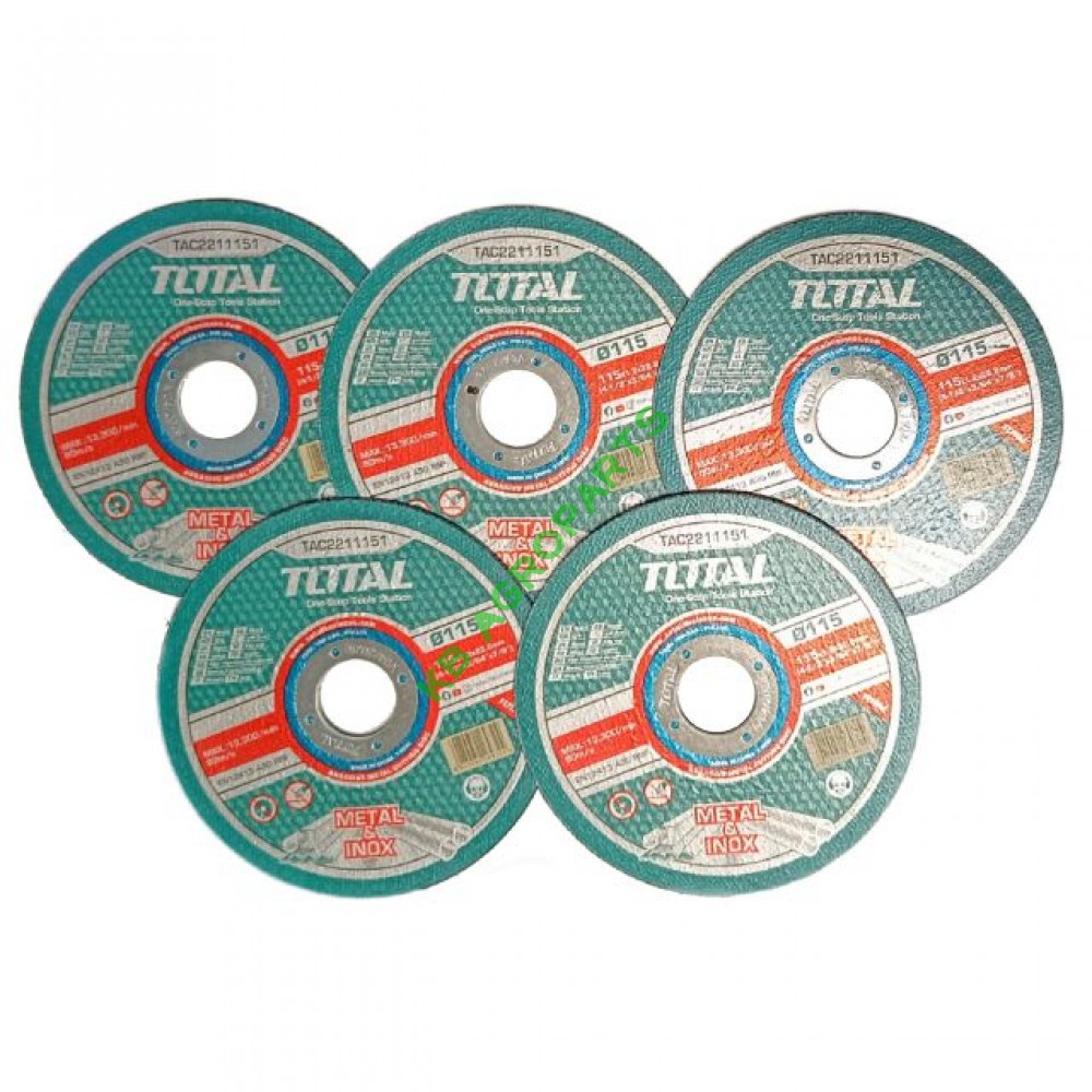 SET 5 BUCATI DISC TAIERE TOTAL 115X1.2X22.2MM
