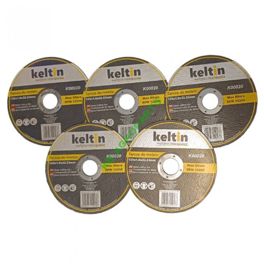 SET 5 BUCATI DISC TAIERE KELTIN K00020, 125X1,0X22.23MM