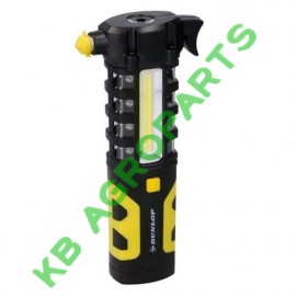 LAMPA LED URGENTA MULTIFUNCTIONAL DUNLOP, CU CIOCAN SI CUTTER