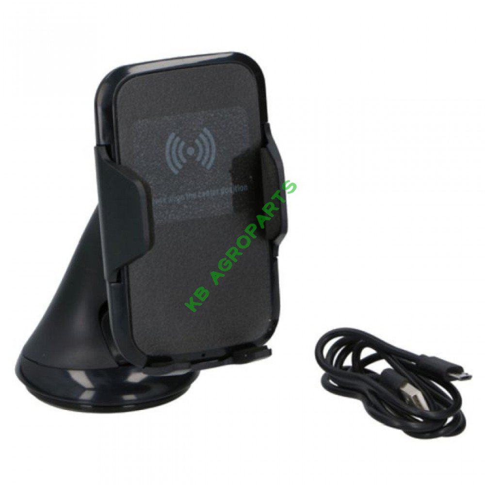 SUPORT TELEFON CU VENTUZA SI INCARCARE WIRELESS 5W, DUNLOP