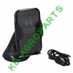 SUPORT TELEFON CU VENTUZA SI INCARCARE WIRELESS 5W, DUNLOP