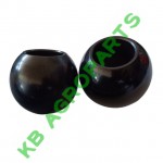 SET 2 BUCATI BILA NEAGRA TIRANT LATERAL CATEGORIA 2/2, HEAVY DUTY, DIAMETRU 28X56X45MM