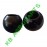 SET 2 BUCATI BILA NEAGRA TIRANT LATERAL CATEGORIA 2/2, HEAVY DUTY, DIAMETRU 28X56X45MM
